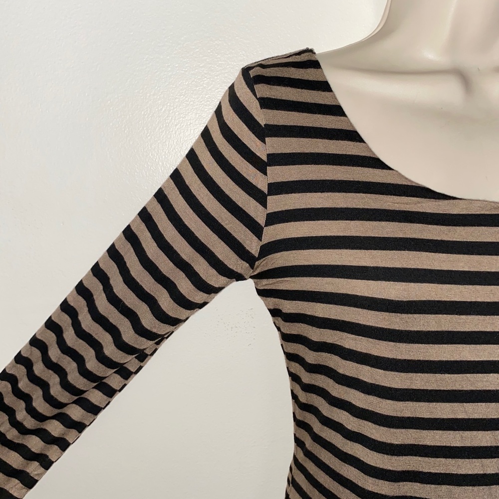 Soprano 3/4 Sl Stretch Open Pattern Back Dress - image 8